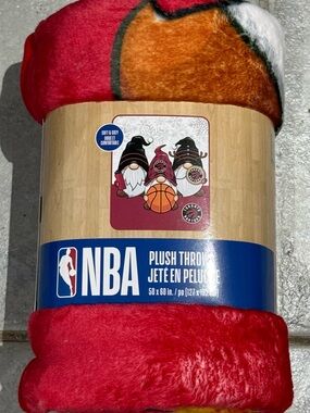 NBA Toronto Raptors Plush Throw Blanket